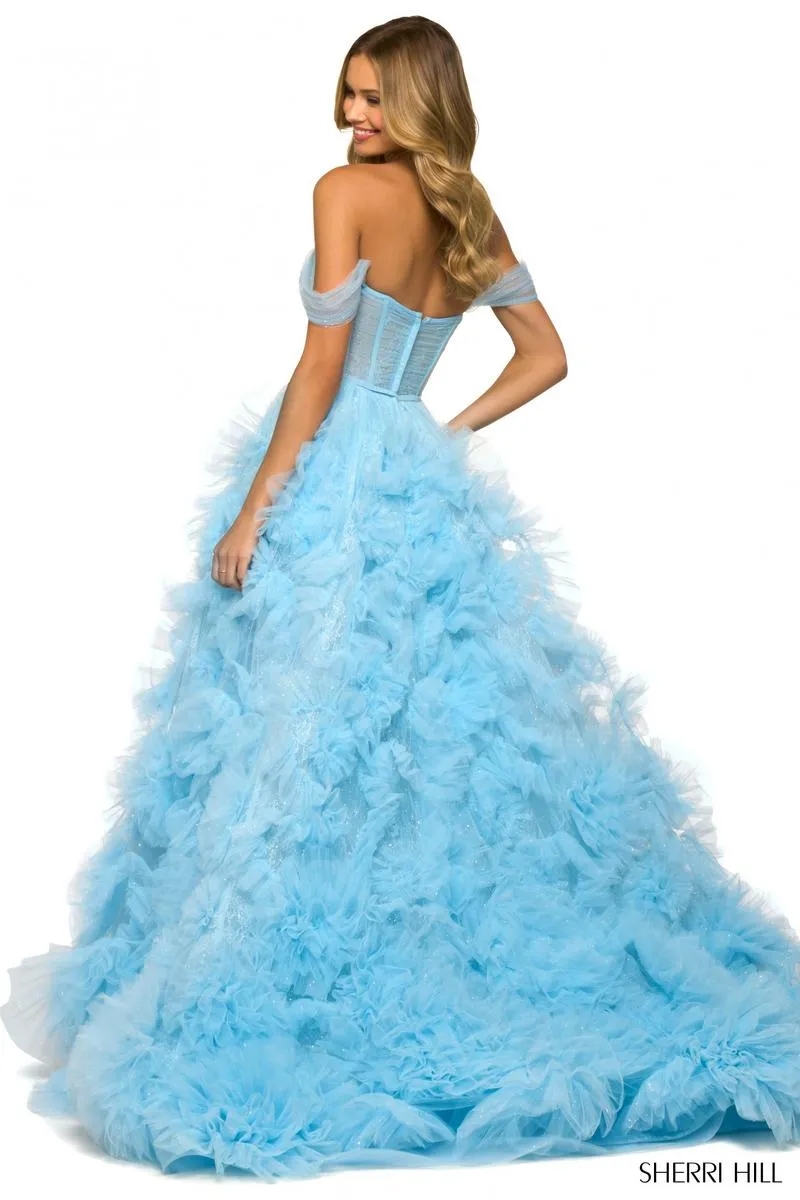 Sherri Hill Tulle Ball Gown 55438