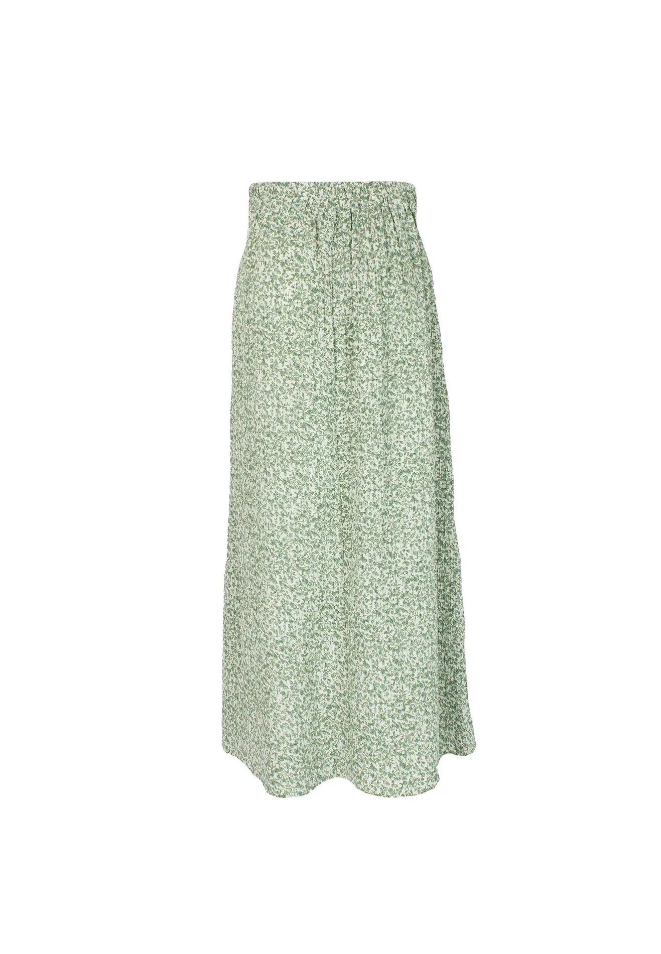 Spring Summer Garden Peplum Maxi Skirt