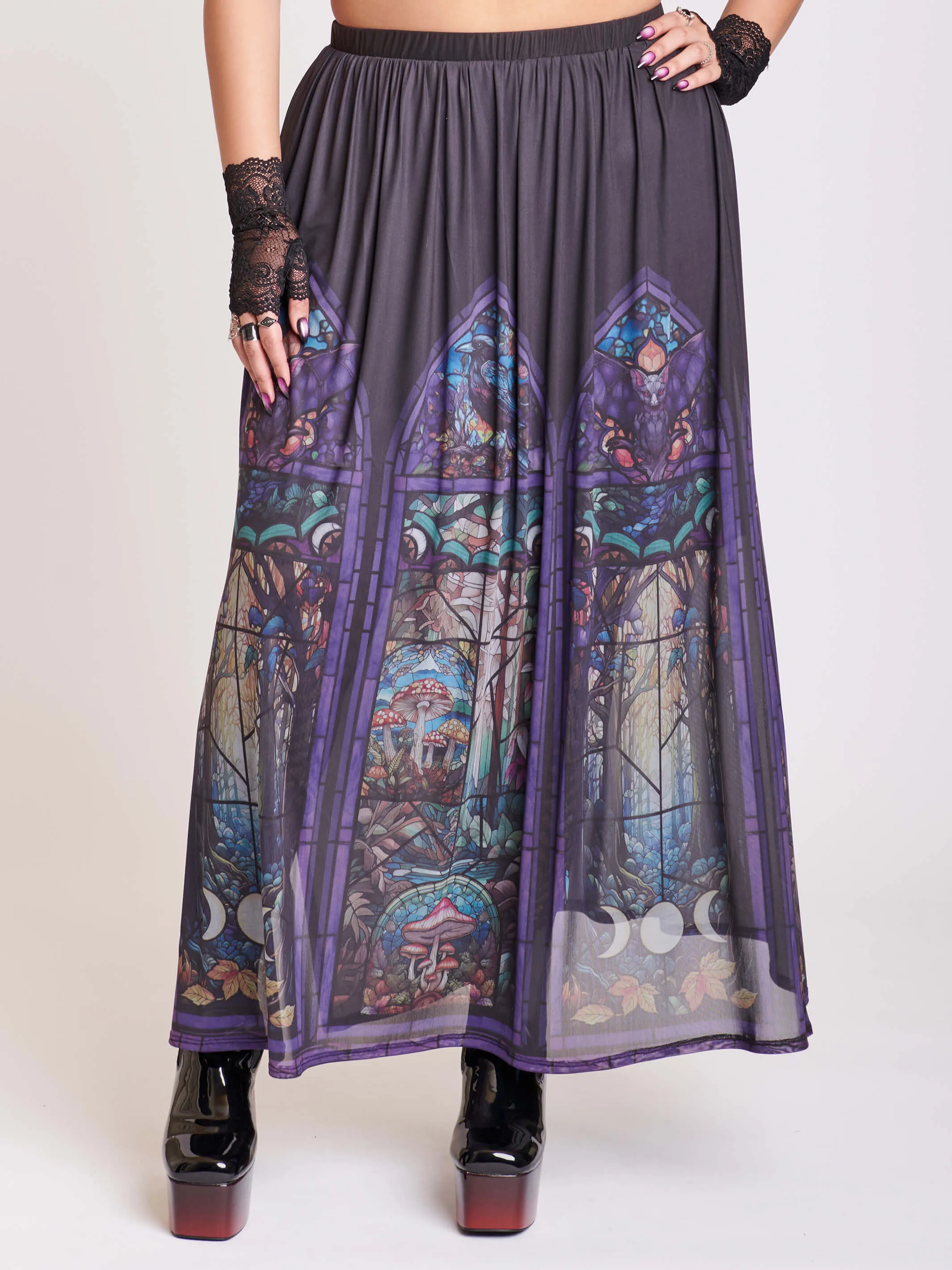 Stained Glass Maxi Skirt