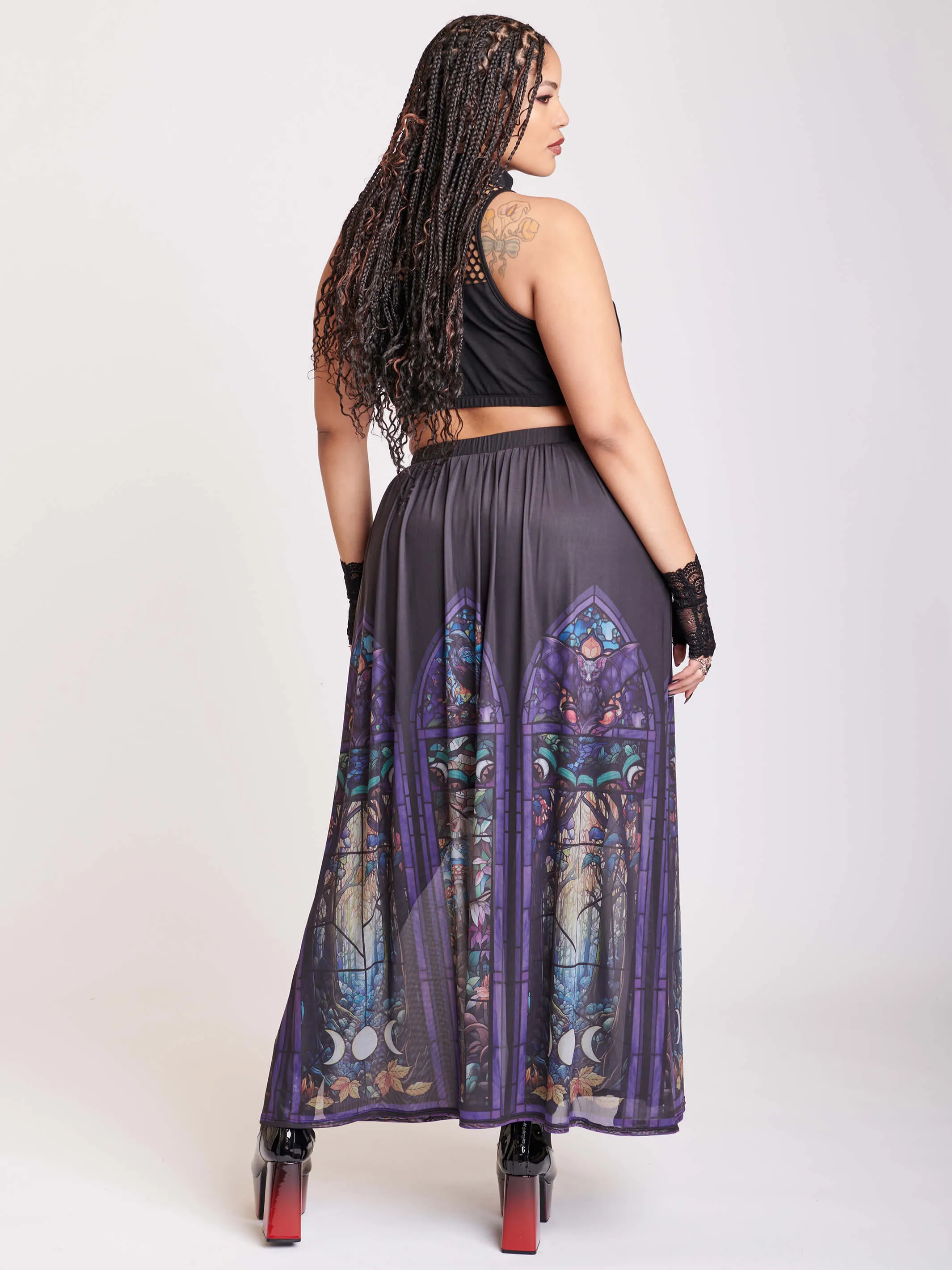 Stained Glass Maxi Skirt