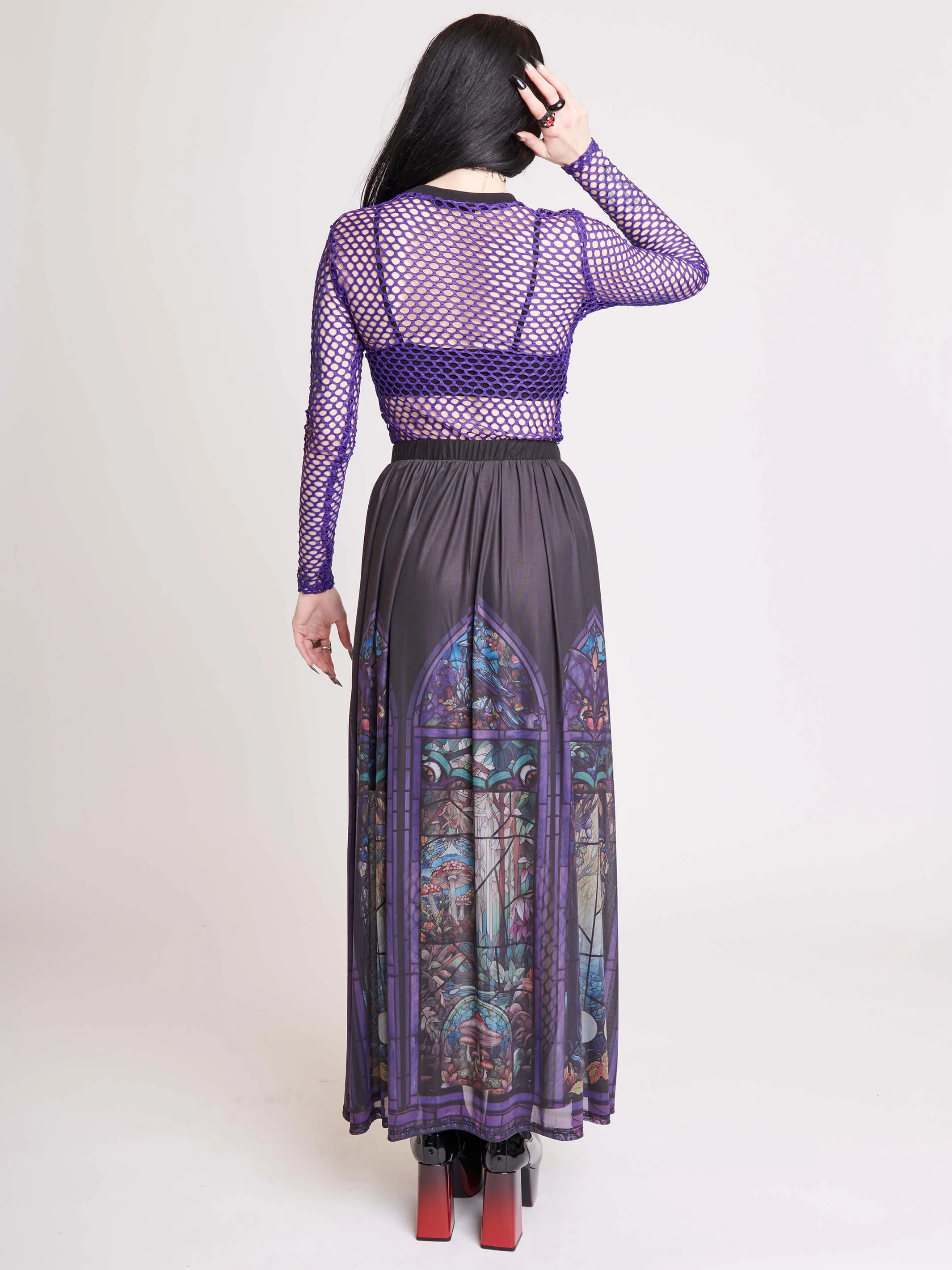 Stained Glass Maxi Skirt