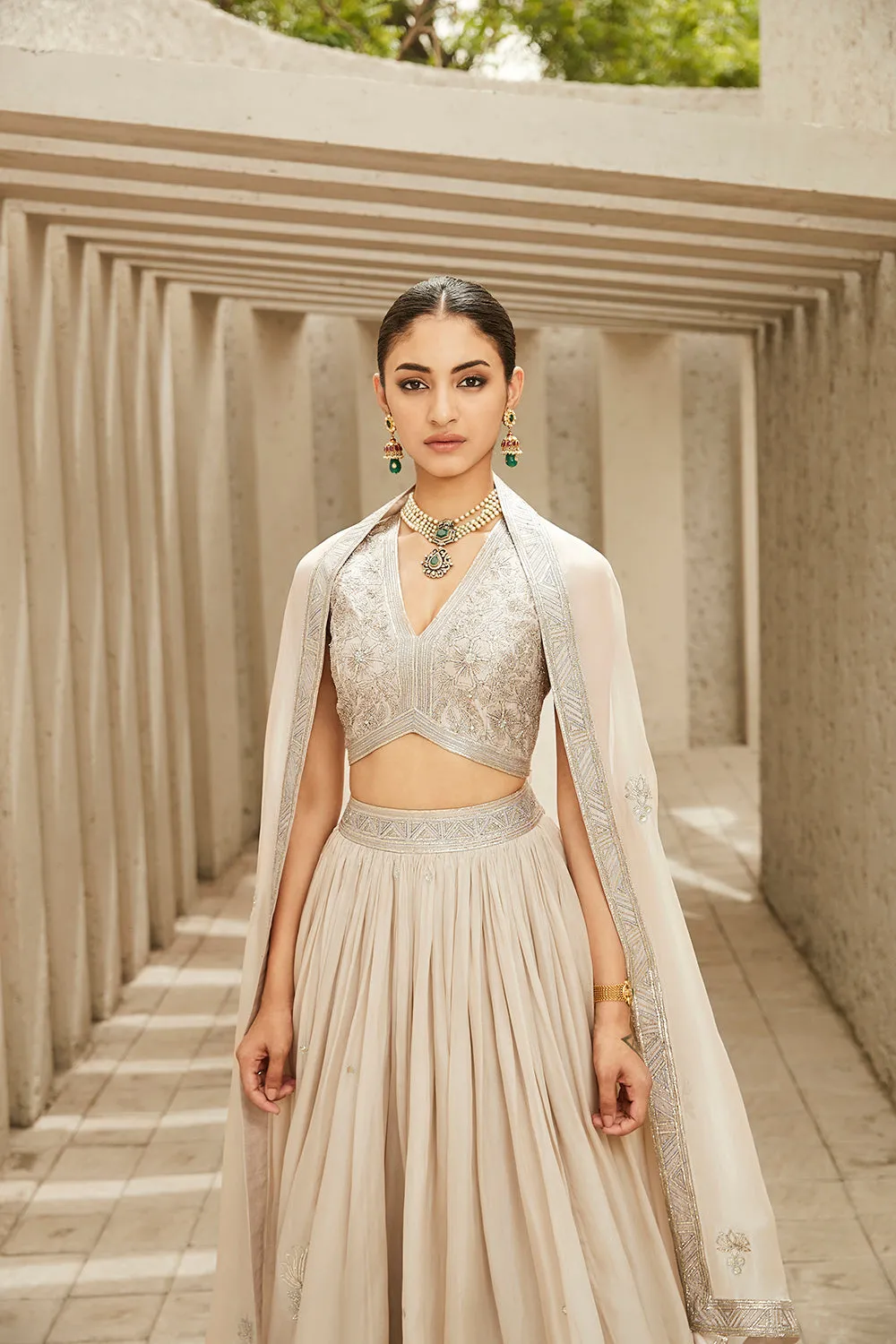 The Ivory Heritage Lehenga