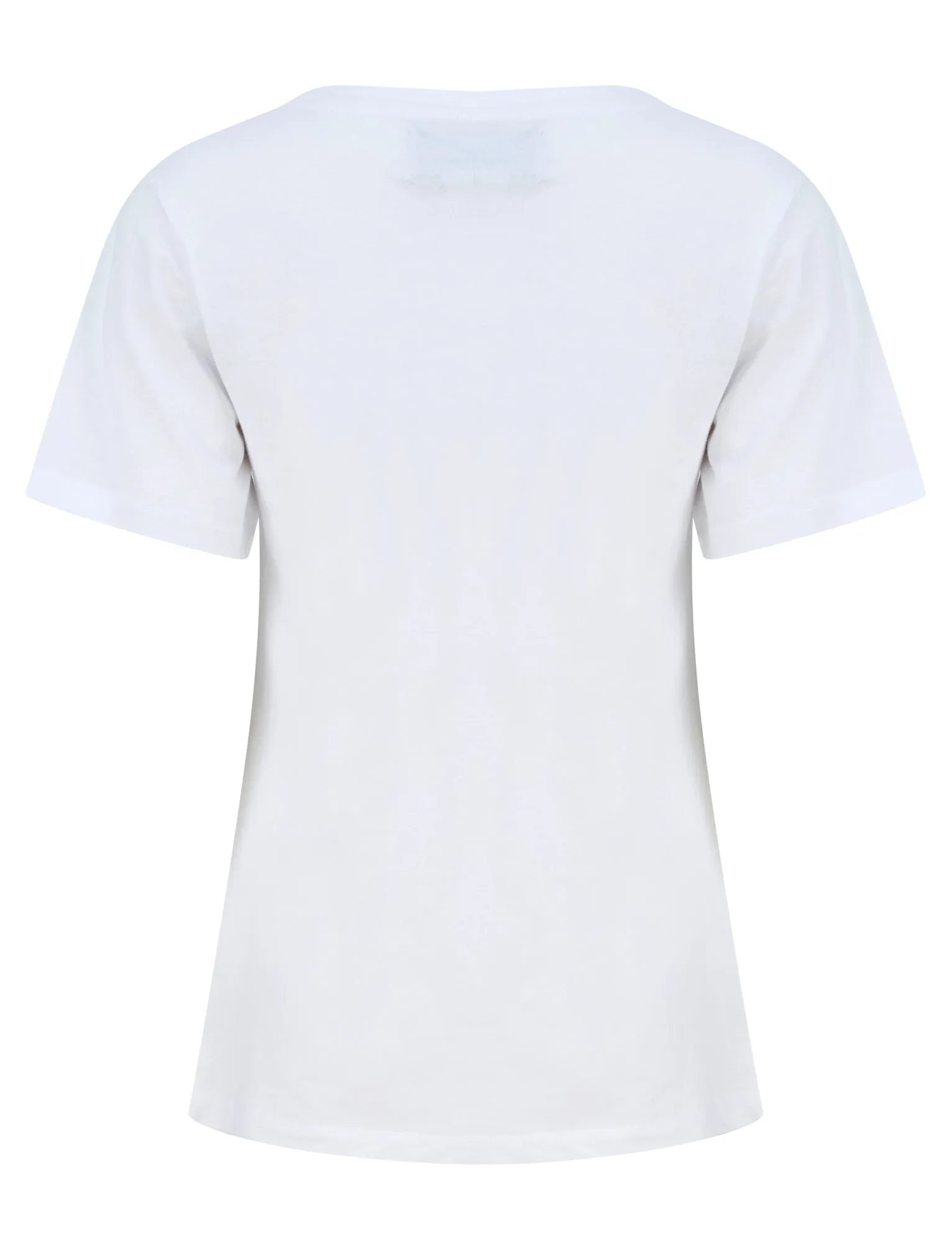 Track Motif Cotton Jersey T-Shirt in Optic White - Tokyo Laundry