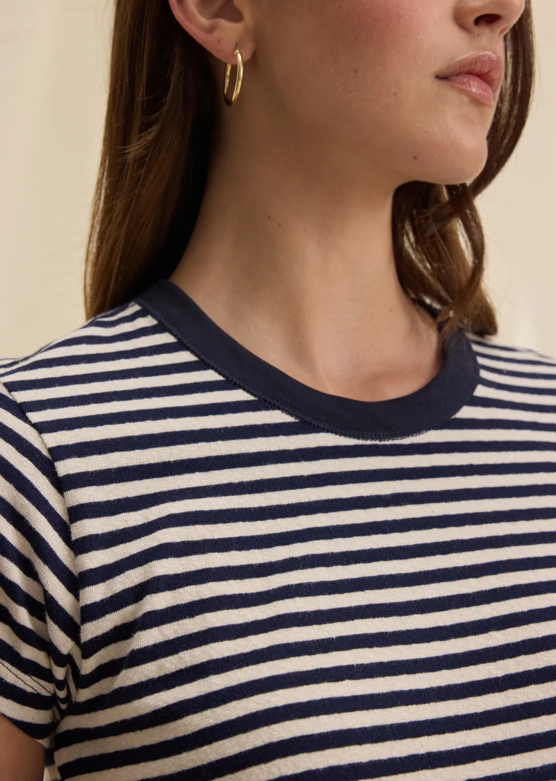 Velvet Tash Yarn Dye Jersey Stripe Top