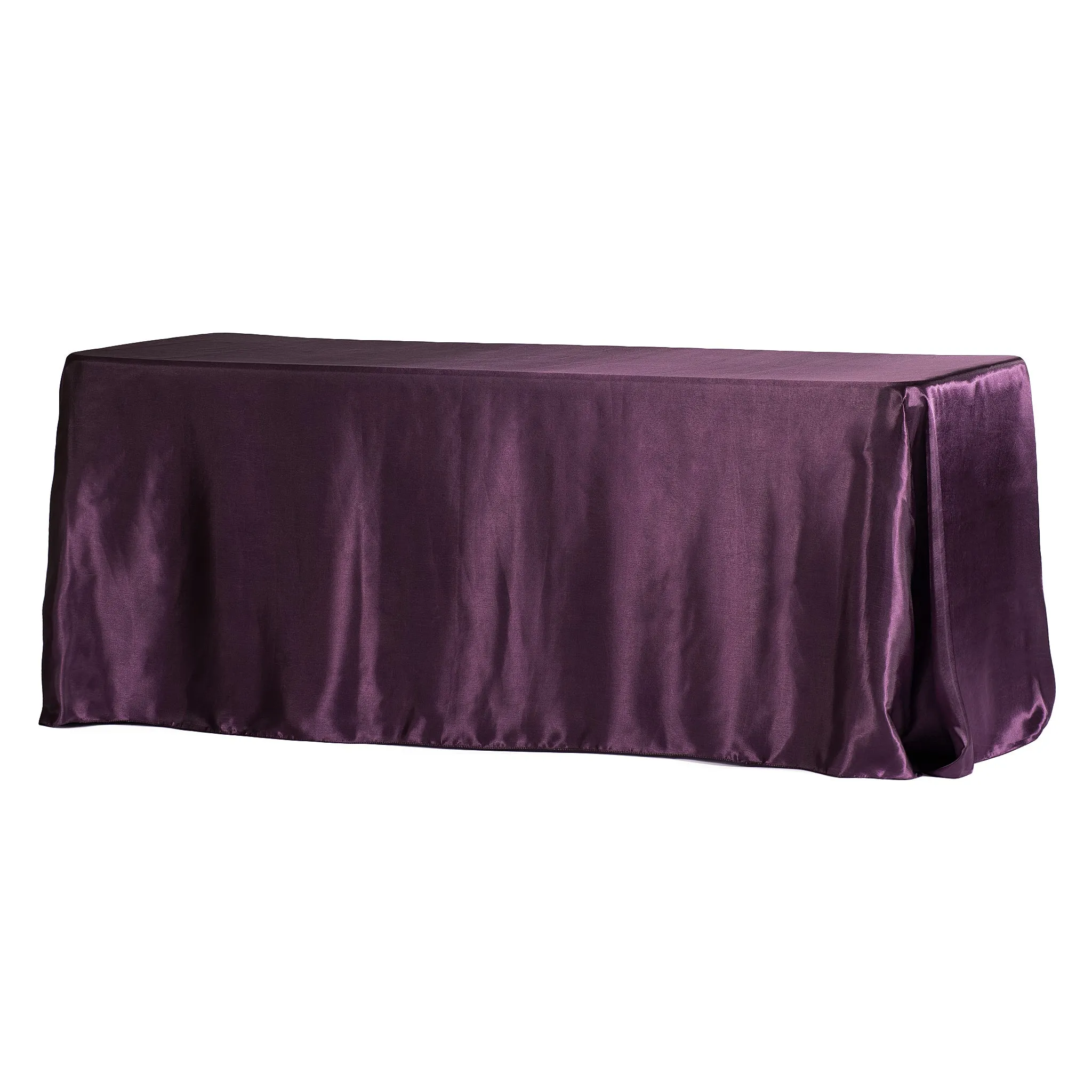 Wholesale 90"x156" Rectangular Satin Tablecloth