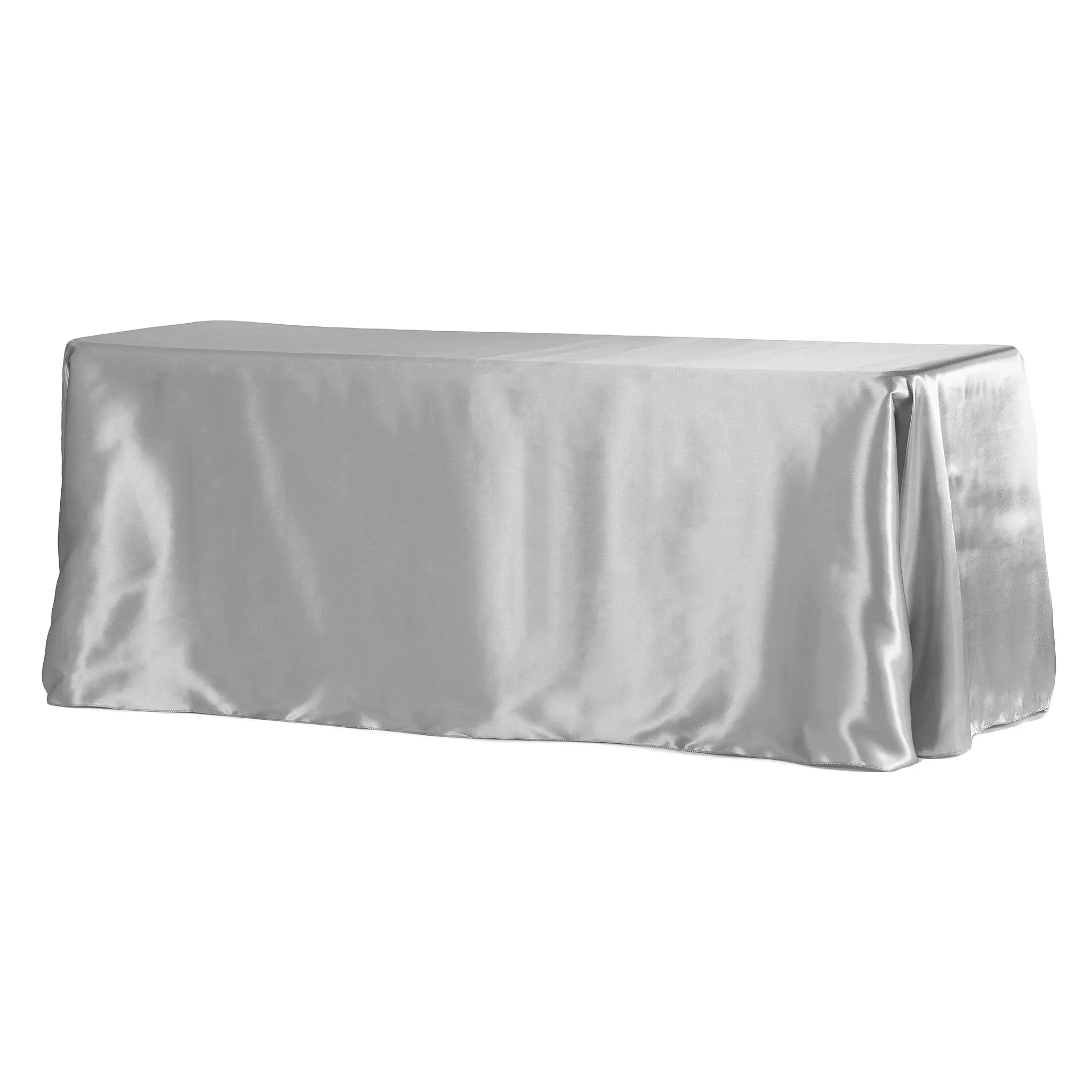 Wholesale 90"x156" Rectangular Satin Tablecloth