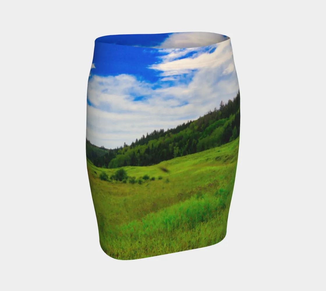 Women's Fitted Skirt - Big Hill Springs Park Entrance