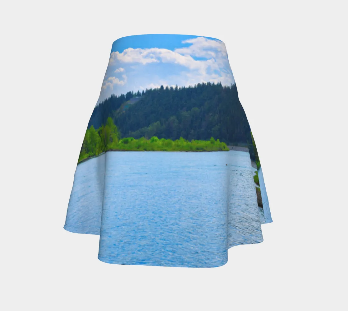 Women's Flare Skirt - Edworthy Park Bow River