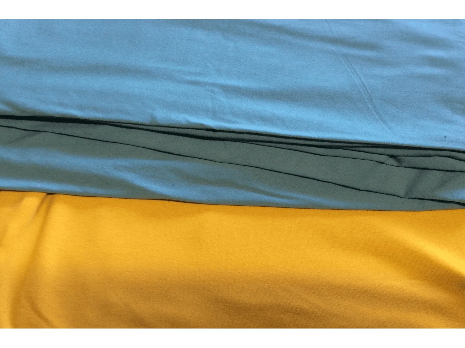 YELLOW  Stretch Jersey - Soft Cotton  Jersey Fabric 190gsm 155cm